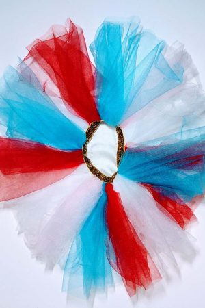 Blue White Red Skirt