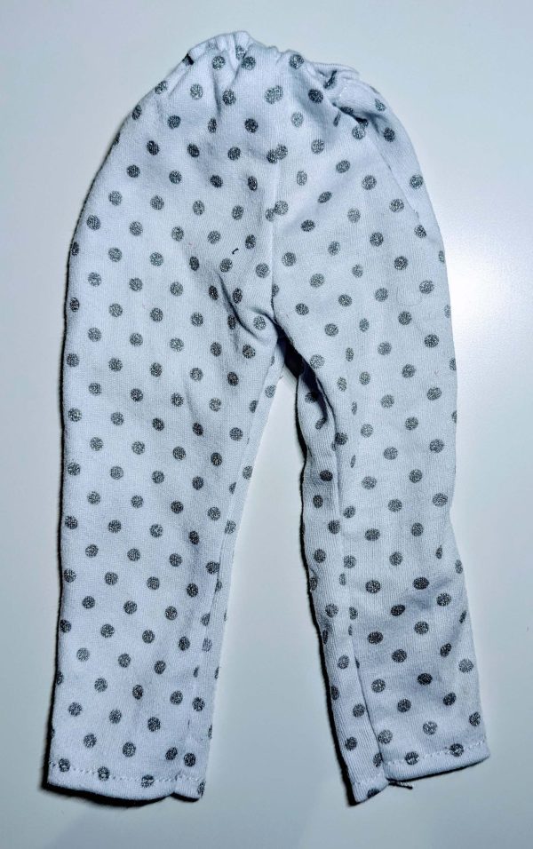 White Polka Dot Dolls Pants