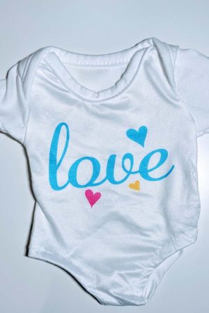 White Love Summer Onesie