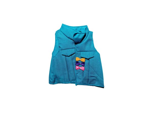 Dolls Top Turquoise Waistcoat